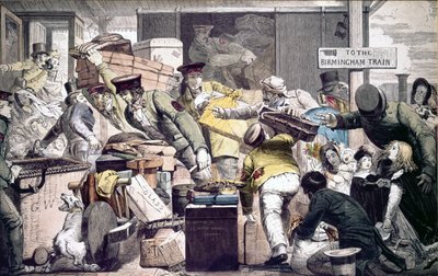 Cambio di scartamento a Gloucester, Gloucestershire, 6 giugno 1846 da English School